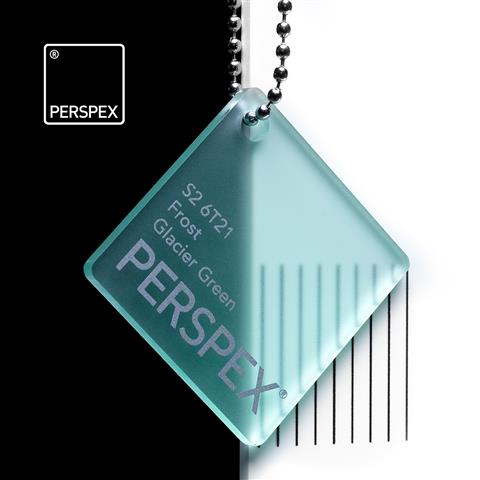 Perspex® Frost 3mm Glacier Green S2 6T21 2030mm x 1520mm