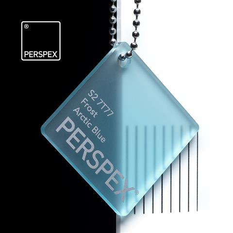 Perspex® Frost 3mm Arctic Blue S2 7T77 2030mm x 1520mm image