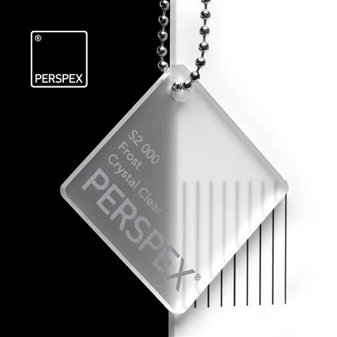 Perspex® Frost 5mm Crystal Clear S2 000 2030mm x 1520mm image