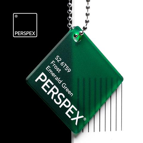 Perspex® Frost 3mm Emerald Green S2 6T59 2030mm x 1520mm image