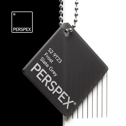 Perspex® Frost 3mm Slate Grey S2 9T23 2030mm x 1520mm image